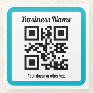 Add Any Website’s URL & Instantly Create a QR code Glass Coaster