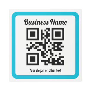 Add Any Website’s URL & Instantly Create a QR code Metal Print