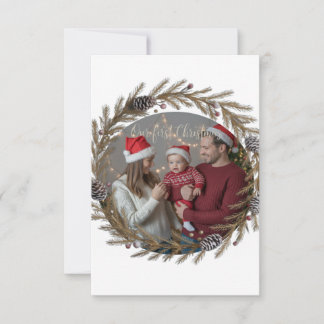 Add anything Our First Christmas Together Thank You Card