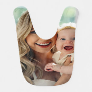 Add Baby Photo Personalize Customize Bib