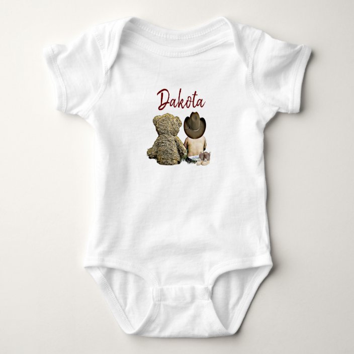 baby onesie teddy bear