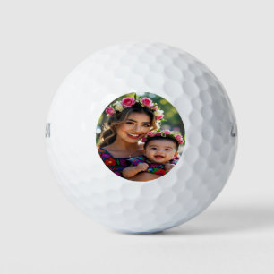 Add Beautiful Baby Photo Personalize Golf Balls