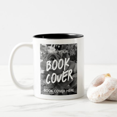 Add Book Cover Author Promotional Book Launch Two_Tone Coffee Mug