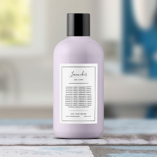 Add Brand Border Ingredients List Product Label