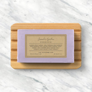 Add Brand Calligraphy Ingredients Kraft Labels