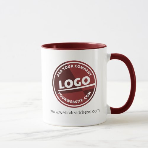 Add Brand Logo Business Employee Custom Mug
