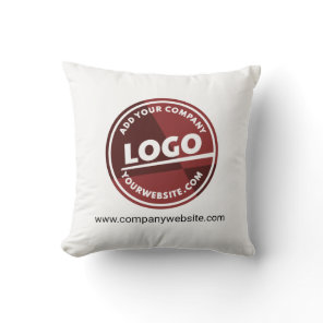 Add Brand Logo Business Owner Promotional Custom Throw Pillow