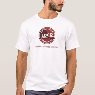 Add Brand Logo Business Owner Promotional Employee T-Shirt