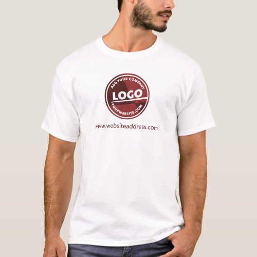 Add Brand Logo Business Owner Promotional Employee T_Shirt