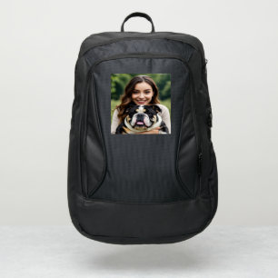 Add Bulldog Photo Personalize Customize Port Authority® Backpack