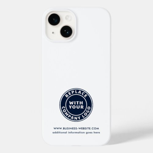 Add Business and Brand Logo Company Employees Case_Mate iPhone 14 Case
