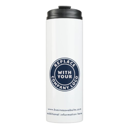 Add Business and Brand Logo Company Employees Thermal Tumbler