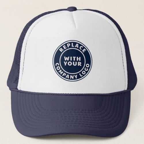 Add Business and Brand Logo Company Event Trucker Hat