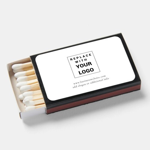 Add Business and Brand Logo Company Promotional Matchboxes