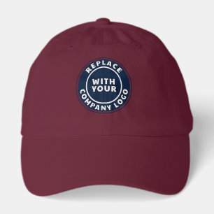 Add Business and Brand Logo Employees Custom Hat