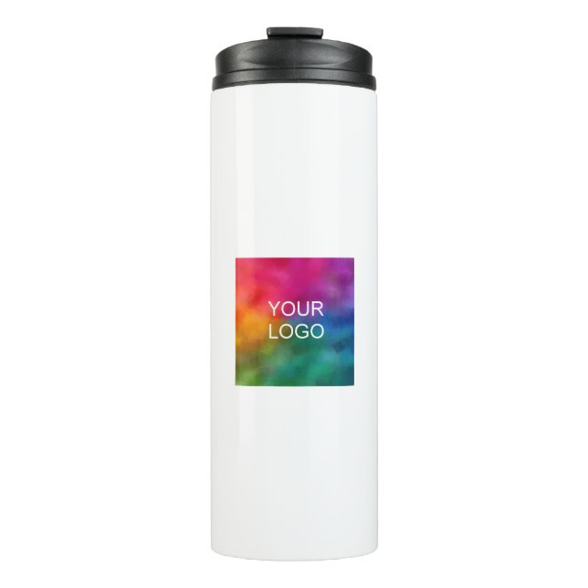 Add Business Company Logo Image Create Your Own Thermal Tumbler (Front)