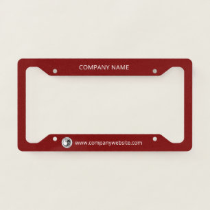 Add Business Logo and Name Employees Custom License Plate Frame