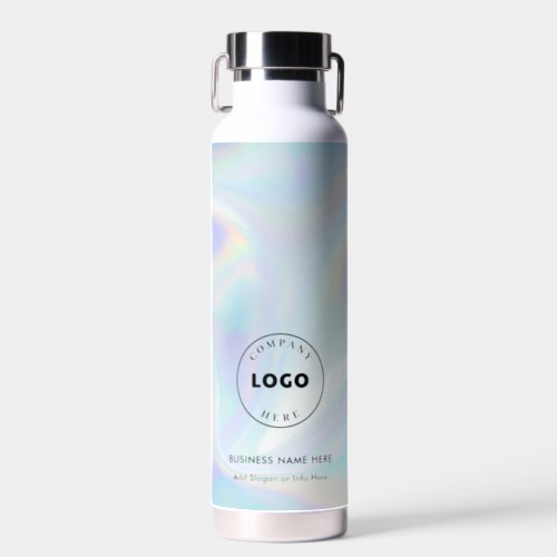 Add Business Logo and Name Modern Employees Water Bottle