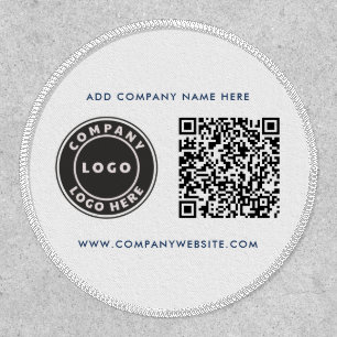 Add Business Logo and QR Code Promotional Custom Patch