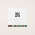 Add Business Logo and QR Code Ring Display Card | Zazzle
