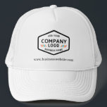 Add Business Logo and Slogan Custom Employee Trucker Hat<br><div class="desc">Add your company or brand logo and website address slogan by clicking the “Personalized“ button. Perfect for employees and clients to subtly advertise your business. There’s no setup fee or minimum order requirement. Simply order as many or fewer as you need</div>