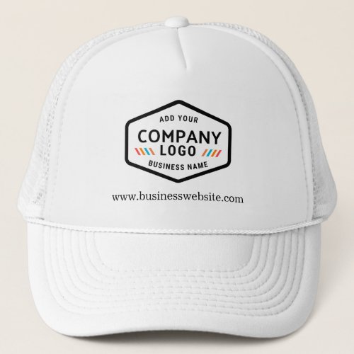 Add Business Logo and Slogan Custom Employee Trucker Hat