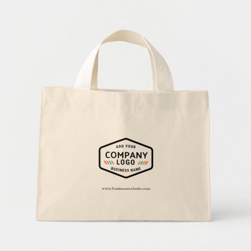Add Business Logo and Slogan Custom New Employee Mini Tote Bag