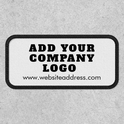 Add Business Logo and Website Company Employees Patch