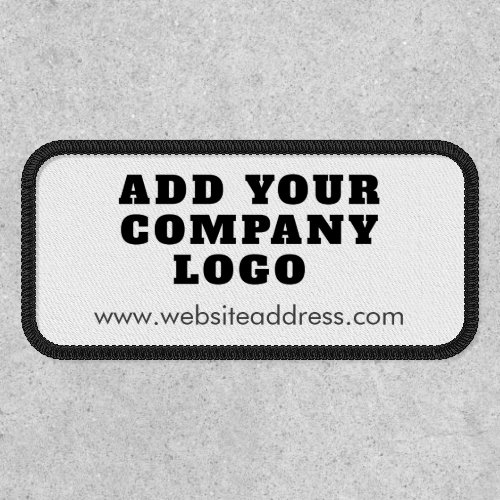 Add Business Logo and Website Company Employees Patch