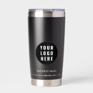 Add Business Logo and Website Company Promo Swag Insulated Tumbler