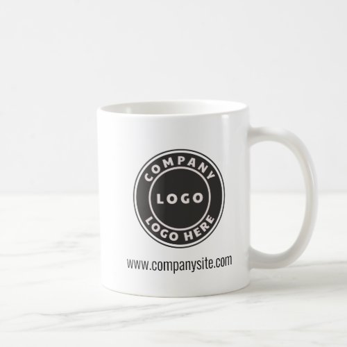 Add Business Logo and Website Custom Company Coffee Mug