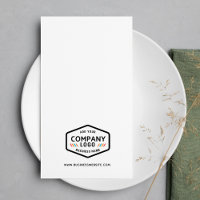 Add Business Logo and Website Custom Corporate