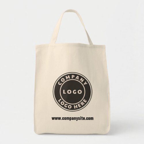 Add Business Logo and Website Employee Custom Tote Bag