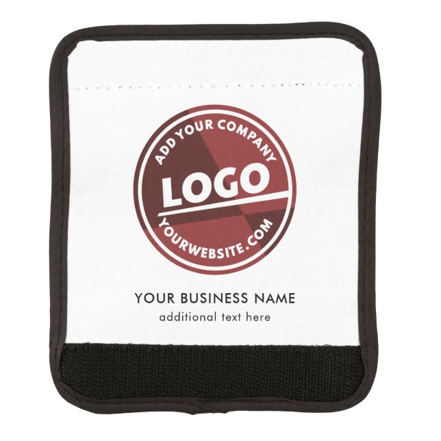 Add Business Logo and Website Promotional Custom Luggage Handle Wrap (Front)