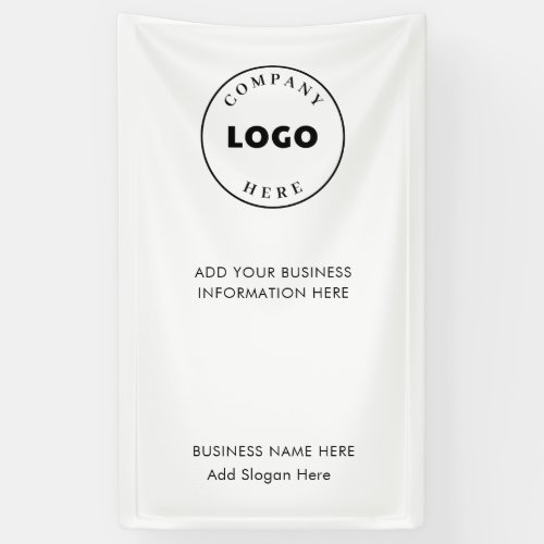 Add Business Logo Company Corporate Events Banner