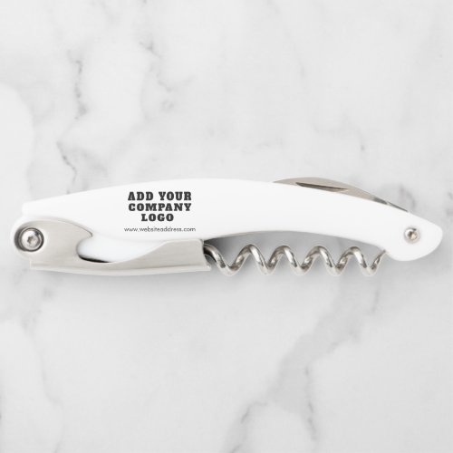 Add Business Logo Company Staff Promotional Swag Waiters Corkscrew