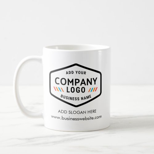 Add Business Logo Company Website Address Employee Coffee Mug