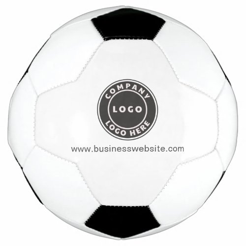 Add Business Logo Company Website Address Soccer Ball