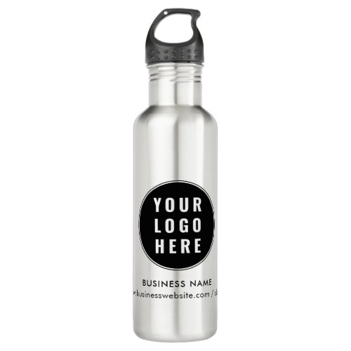 Add Business Logo Company Website Promotional Stainless Steel Water Bottle