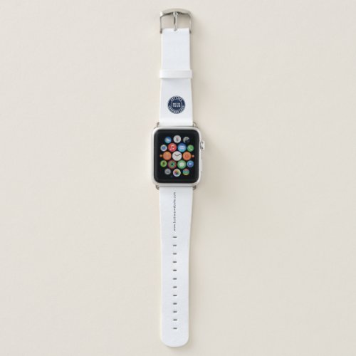 Add Business Logo Corporate Website Minimalist Apple Watch Band