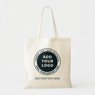 Add Business Logo Custom Company Employee Tote Bag