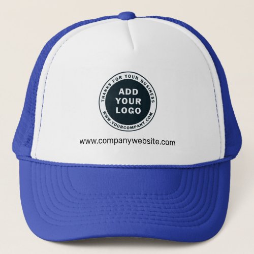 Add Business Logo Custom Employee Staff Trucker Hat