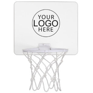 Add Business Logo Custom Mini Basketball Hoop