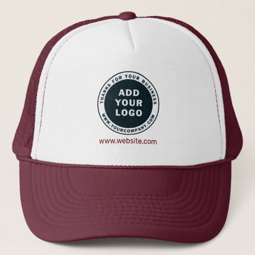 Add Business Logo Custom New Company Employee Trucker Hat