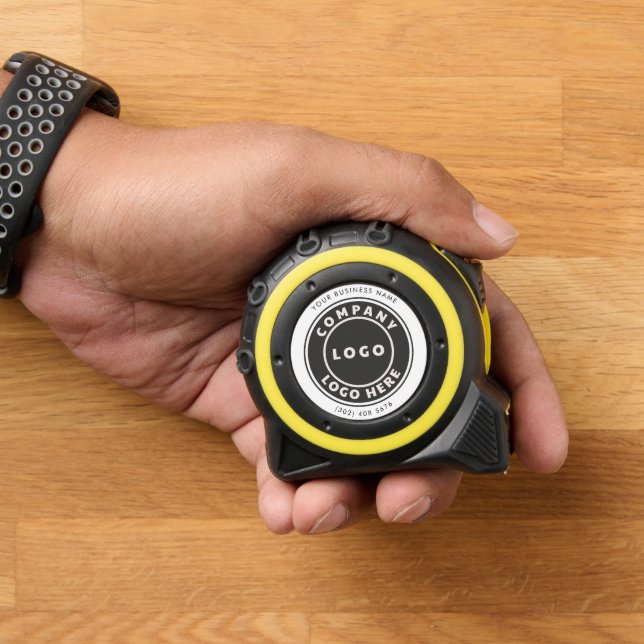 Add Business Logo DIY Coworkers Name Tape Measure (Home)