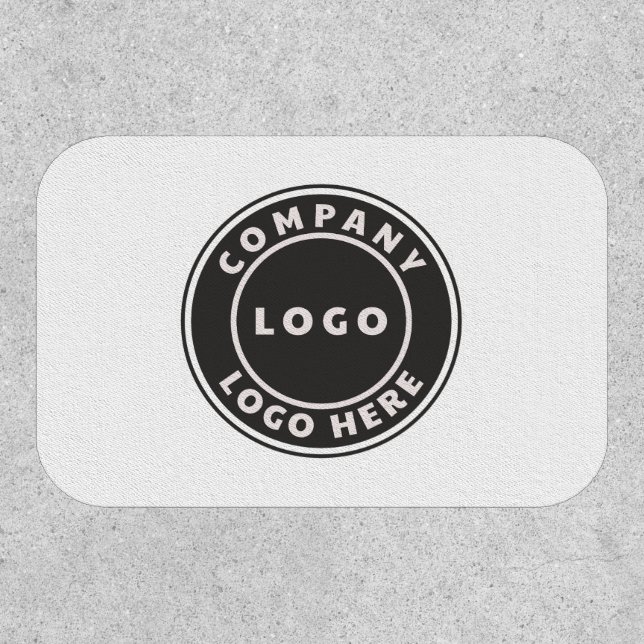 Add Business Logo Modern Company Promotional Swag Patch (Front)