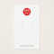 Add Business Logo Modern Earring Display Card