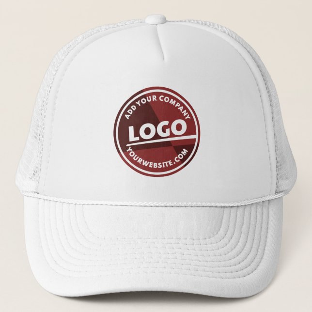 Add Business Logo Promotional Custom Swag Trucker Hat (Front)