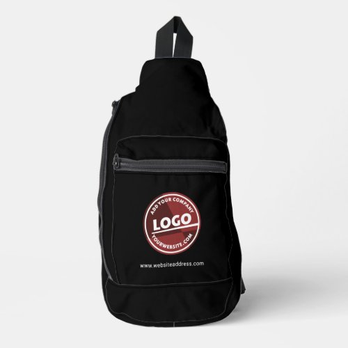 Add Business Logo Promotional Employees Swag Sling Bag