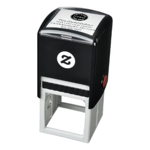 Add Business Logo Return Address Elegant Self-inking Stamp